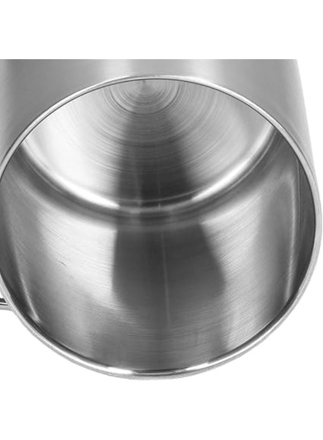 TOPINCN Stainless Steel Cup, Stainless Steel Coffee Mug Coffee Travel Mug with Folding Handle Design for Home Camping Trips Outdoors - Image 4